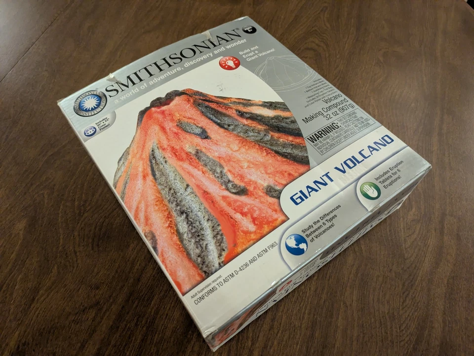 Smithsonian Giant Volcano Kit 52042, Vintage 2010, Edades 8+ Foto 1 de 1
