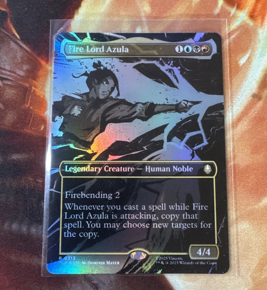 Fire Lord Azula (0313) (Borderless) Avatar: The Last Airbender Foil NM - Image 1 of 1
