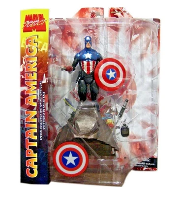 "Figura de acción Capitán América Winter Soldier Marvel Select Edición Coleccionista 7""" Foto 1 de 3