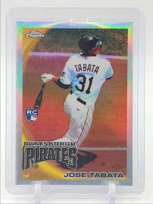 JOSE TABATA 2010 TOPPS CHROME ROOKIE REFRACTOR PIRATES RC Q3152 - Image 1 of 2