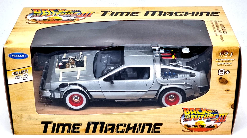 Welly 1:24 De Lorean Back to the Future Teil 3 / Zurück in die Zukunft