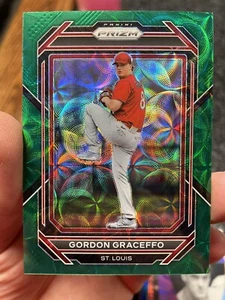 2023 Panini Prizm Gordon Graceffo #133 Green Scope Prizm Rookie Refractor #26/75 - Picture 1 of 3