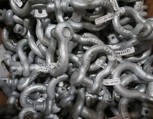 25 pc Lot 1/2" D Ring Bow Anchor Shackle Rigging Towing Pulling 2 Ton - Picture 1 of 6