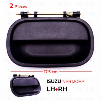 For Isuzu NPR120HP NQR NRR HPR-HD 1995 '07 Outer Exterior Door Handle Pair Set Foto 1 de 4