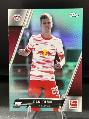 2021-22 Topps 德甲 - Dani Olmo Aqua Foil (#199/199) — 第 1/2 张图片