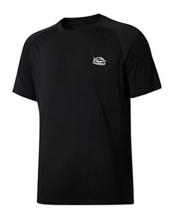 Men's Rashguard Swim Shirt Short Sleeve UPF 50+ Sun Protection Shirt SPF Quic... - Picture 1 of 7