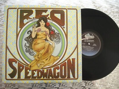 REO Speedwagon ‎ ~ This Time We Mean It ~  GOLD STAMP PROMO LP  Epic PE 33338 - Image 1 of 4