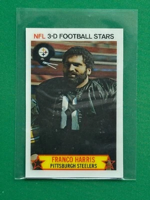 1980 Stop-N-Go 3-D Football Stars #7 Franco Harris - Image 1 of 2