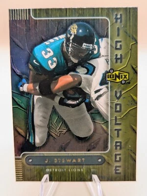 2000 UD Ionix James Stewart High Voltage insert football card #HV3 Jaguars - Image 1 of 2