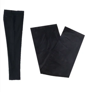 Lands' End Men's Straight Corduroy Pants, PLEATED BLACK, Sz XL - Picture 1 of 4