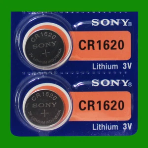 SONY CR1620 LITHIUM 3V BATTERY - 2Pc - Picture 1 of 1