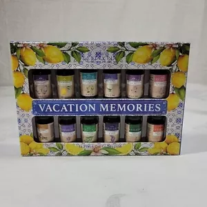 Lefleuria Aromatherapy Essential Oils Set of 12 Vacation Memories Unopened New - Picture 1 of 11