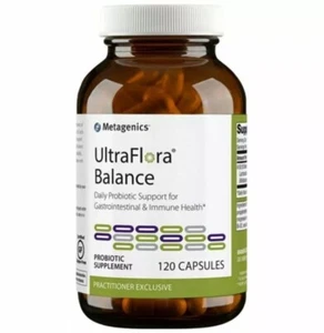 Metagenics UltraFlora Balance 120 Capsules Daily Probiotic Supplement - Picture 1 of 3
