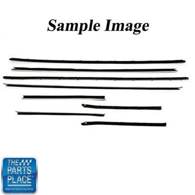 Kit de fieltro de ventana Buick Skylark 1966-67 8 piezas - convertible - estilo OE Foto 1 de 2