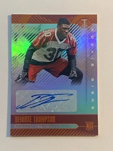2019 PANINI ILLUSIONS DEIONTE THOMPSON ROOKIE SIGNS AUTO RC #RS-DET CARDINALS - Picture 1 of 4