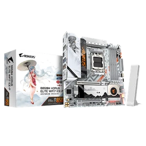 GIGABYTE B850M AORUS ELITE WIFI7 ICE-P AM5 Micro ATX Chinese style - Afbeelding 1 van 5