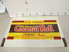 EMBALLAGE rouleau de noix de coco Williamson Candy Bar Company années 1950 OH Henry 1,25 oz