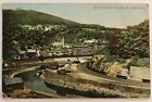 Mauch Chunk From The Mountain Road Antique Postcard Jim Thorpe Pennsylvania .