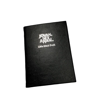 VTG 90s Jovan Sex Appeal Little Black Book, Leather Address Book - Image 1 of 4