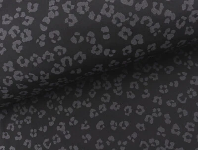 SOFTSHELL Stoff Outdoorstoff Jacken reflektierend LEO auf SCHWARZ EUR 23,98/m - Bild 1 von 2