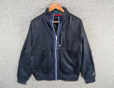 Nautica Yachting Men's Collared Full Zip Retro Performance Sweatshirt S - Image 1 of 4