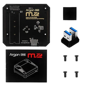 Erweiterungskarte an SATA-SSD-Adapterbasis für Raspberry Pi 4B Argon ONE M.2 - Afbeelding 1 van 4