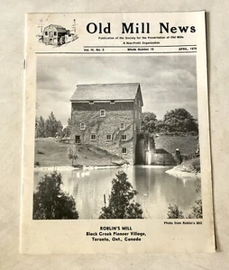 Vintage 1976 Old Mill News Magazine Roblin’s Black Creek Pioneer Village Toronto - Picture 1 of 8