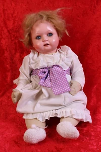 antike Puppe Max Rudolf Waltershausen mit Stimme MRW 42 cm Zelluloid/Masse - Bild 1 von 13