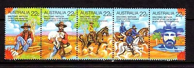 AUSTRALIA 1980 Waltzing Matilda tira MUH Foto 1 de 2
