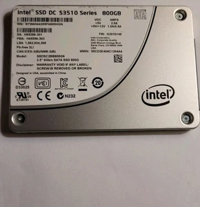 SSD Intel 800 Go 2'5'' DC S3510 Series Sata III - Picture 1 of 1