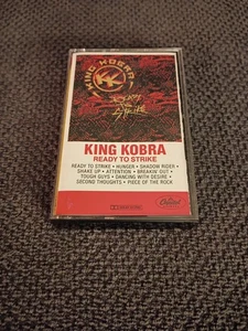 KING COBRA -  Ready To Strike 1985 Casssette Tape on Capitol...NICE!! Metal - Picture 1 of 4