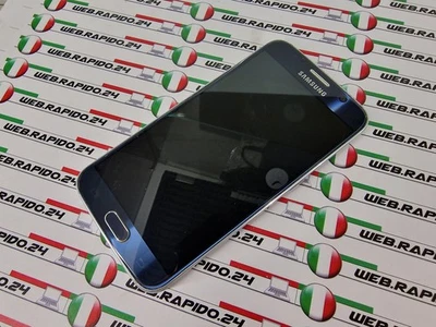 S44_SMARTPHONE SAMSUNG GALAXY S6 32GB BLU ANDROID BATTERIA OK SBLOCCATO LEGGERE! - Immagine 1 di 4