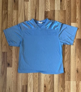 Vintage Teamwork Mesh Jersey Men Large White Football Practice Made in USA - Picture 1 of 2