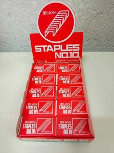 PUNTI METALLICI UNIVERSALI N. 10 PER CUCITRICI - 20 SCATOLE DA 1000 PZ - Imagen 1 de 1