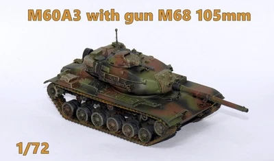 PRO BUILT 1/72 M60A3 with gun M68 105mm - ready model-NEW!!! - Image 1 of 4