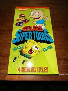 Nickelodeon Supertoons VHS (2002) RARE/HTF/OOP - Picture 1 of 5