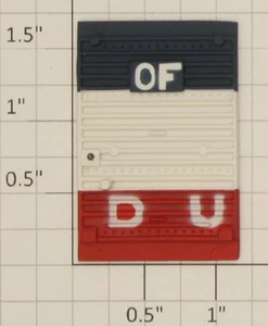 Puerta de vagón American Flyer PA9961 azul/blanco/rojo State of Maine - Imagen 1 de 2