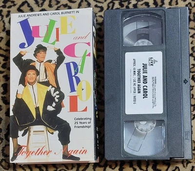 JULIE Andrews And CAROL Burnett TOGETHER AGAIN 1989 Rare VHS NTSC Free Shipping - Image 1 of 2