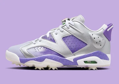 Nike Air Jordan Retro 6 NRG Golf Púrpura Metálico Plateado FD0205-055 Hombres Talla 8 Foto 1 de 4