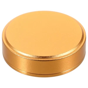 Lata de té cubierta de metal tapa de tarro de cerámica conveniente bote de aleación de aluminio - Imagen 1 de 12