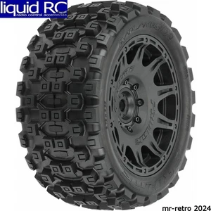 Pro-Line 1019811 Badlands MX57 5.7 Trs Mounted Rmvble Hex Black Raid 2 - Picture 1 of 1