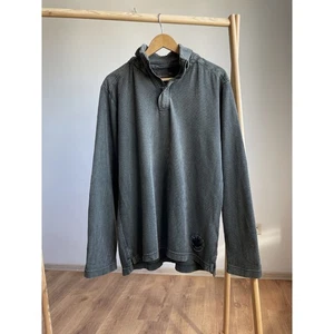 Marlboro Classics Rib Knit Garment Dyed 1/4 Zip Sweater Size XL - Picture 1 of 6