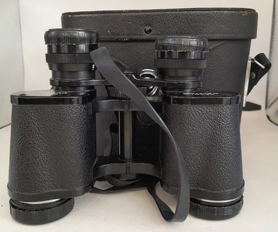Pentax Asahi  8x30 Field 7.5° Black Binoculars in Case A22 G635 - Image 1 of 4