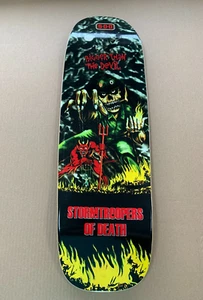 Check Your Head Skateboard Deck Stormtroopers of Death più grande del diavolo /100 - Foto 1 di 2