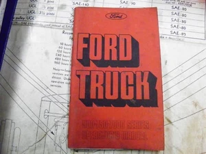 FORD TRUCK 500 - 750 - 7000 OWNERS OPERATORS MANUAL 1975 - Picture 1 of 6
