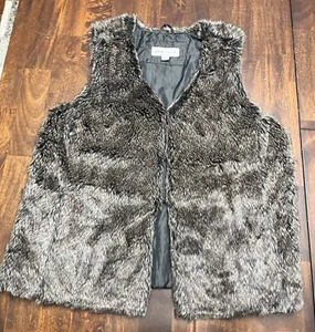 Ava & Viv Faux Fur Vest Women’s Size 1X - Picture 1 of 4