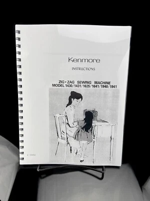Máquina de coser Kenmore manual: modelo 1430 / 1431 / 1625 / 1641 / 1940 / 1941 Foto 1 de 4