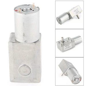 12V 40RPM High Torque Turbo Worm JGY370 Geared Motor for DIY Scroll Curtain - Picture 1 of 11