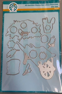 Juego de troqueles Garden Memories WHEELBARROW de Oakwood 16 piezas - Imagen 1 de 1
