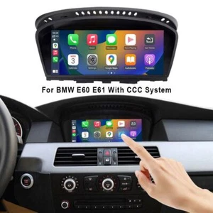 6+128G CarPlay für BMW E60 E61 E90 E91 CCC GPS Navi Android13 8Core 4G Autoradio - Bild 1 von 17